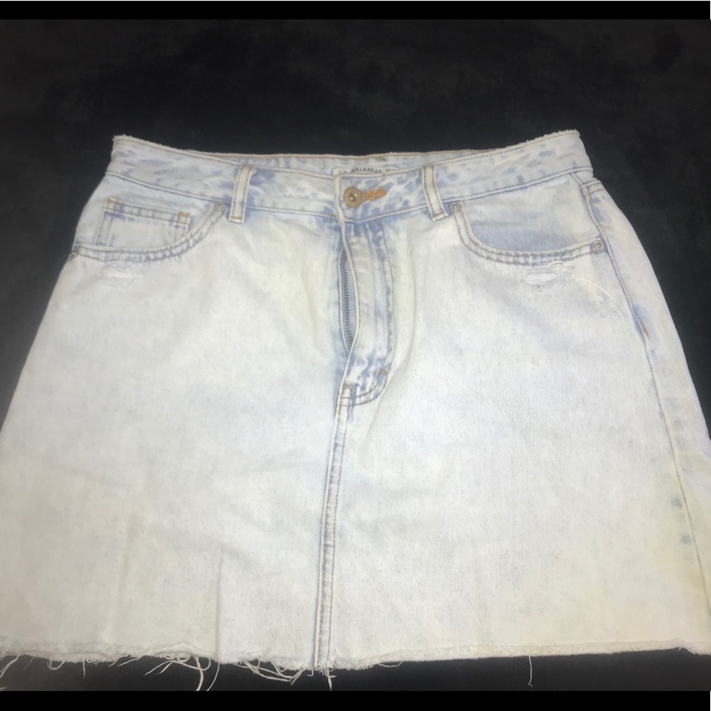 Denim mini skirt